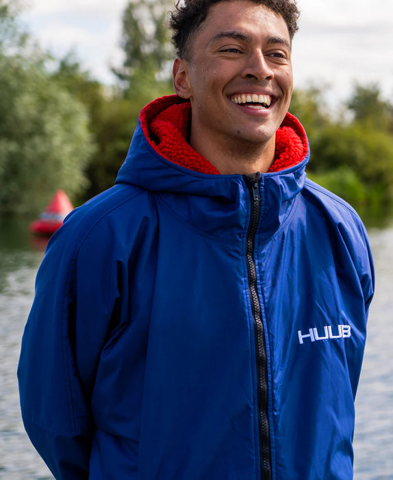 HUUB Changing Robe - Navy and Red