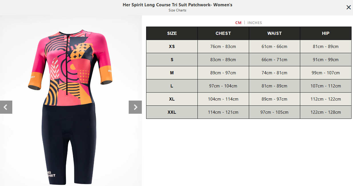 Her Spirit Long Course Tri Suit Patchwork - Women's