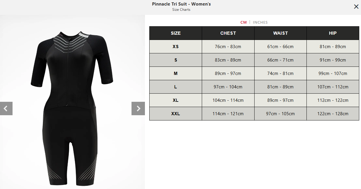 Pinnacle Trisuit Black - Women's